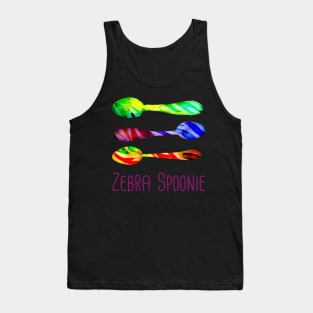 Zebra Spoonie! Tank Top